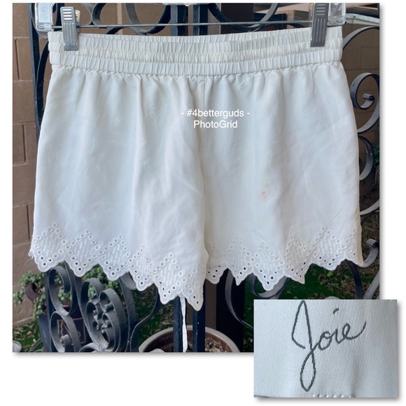Joie Silk Harini Eyelet Lace Shorts size XXS - Picture 2 of 14